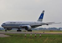 9K-AOA @ EGLL - Taxiing to 27L - by John Coates