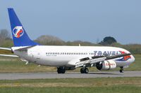 OK-TVD @ LFRB - Boeing 737-86N, Landing rwy 07R, Brest-Guipavas Airport (LFRB-BES) - by Yves-Q