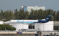 N241BC @ KFLL - EMB-145EP - by Mark Pasqualino