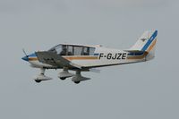 F-GJZE @ LFRB - Robin DR-400-120, Short approach rwy 25L, Brest-Bretagne Airport (LFRB-BES) - by Yves-Q
