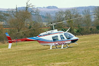 G-BXKL @ EGBC - Bell 206B-3 Jet Ranger III [3006] Cheltenham Racecourse~G 18/03/2010 - by Ray Barber