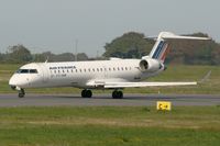 F-GRZJ @ LFRB - Canadair Regional Jet CRJ-702, Taxiing to holding point Rwy 07R, Brest-Guipavas Airport (LFRB-BES) - by Yves-Q