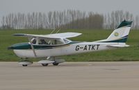 G-ATKT @ EGSH - Just landed. - by Graham Reeve