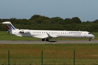 F-HMLF @ LFRB - Canadair Regional Jet CRJ-1000, Take off Rwy 07R, Brest-Guipavas Airport (LFRB-BES) - by Yves-Q