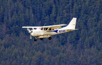 N51AK @ HNS - N51AK Cessna 206 landing at Haines, AK - by Pete Hughes