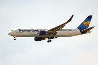 G-TCCB @ LOWW - Thomas Cook Airlines Boeing 767 - by Andreas Ranner