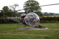 G-BFYI - Taken at the owners residence (yes, helipad in the front garden) in North Riding, Yorkshire - by George Brown