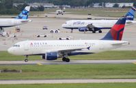 N335NB @ TPA - Delta A319 - by Florida Metal