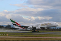 A6-EED @ EGCC - a380 departing manchester gloomy day - by alex kerr