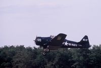 F-AZSR @ LFFQ - Taking off at La Ferté-Alais, 2004 airshow. - by J-F GUEGUIN