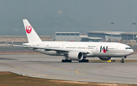 JA702J @ VHHH - Japan Airlines - by Wong C Lam