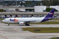 N678FE @ KFLL - Fedex A306F starting its take-off run. - by FerryPNL