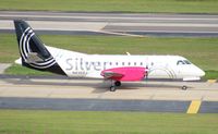 N430XJ @ TPA - Silver Airways Saab 340B - by Florida Metal