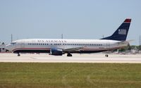 N433US @ MIA - US Airways 737-400 - by Florida Metal