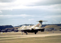 XW540 @ EGQS - Buccaneer S.2B of 12 Squadron as seen at RAF Lossiemouth in the Summer of 182. - by Peter Nicholson