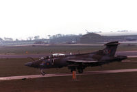 XW542 @ EGQS - Buccaneer S.2B of 208 Squadron as seen at RAF Lossiemouth in the Summer of 1984. - by Peter Nicholson