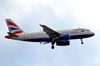 G-EUOG @ EGLL - Airbus A319-131 [1594] (British Airways) Home~G 28/08/2011. On approach 27L. - by Ray Barber