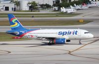 N504NK @ FLL - Spirit A319 - by Florida Metal