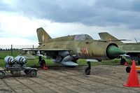 22 85 @ EDBR - Mikoyan-Gurevich MiG-21M Fishbed [960508] (German Air Force) Rothenburg-Gorlitz~D 21/05/2004 - by Ray Barber