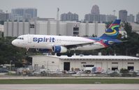 N601NK @ FLL - Spirit A320