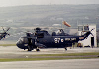 XV709 @ EGDR - Sea King HAS.1 of 706 Squadron as seen at the 1974 RNAS Culdrose Airshow. - by Peter Nicholson