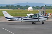D-ELFX @ EGBJ - Cessna R.182 Skylane RG [R182-01823] Staverton~G 13/08/2011 - by Ray Barber
