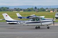 D-ELFX @ EGBJ - Cessna R.182 Skylane RG [R182-01823] Staverton~G 13/08/2011 - by Ray Barber