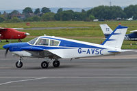 G-AVSC @ EGBJ - G-AVSC   Piper PA-28-180 Cherokee C [28-4193] Staverton~G 13/08/2011 - by Ray Barber