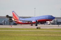 N644SW @ PBI - Southwest 737-300 - by Florida Metal