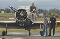 VH-HFM @ YTEM - At Temora Airport during the 40th Anniversary Fly-In of the Australian Antique Aircraft Association - by Terry Fletcher