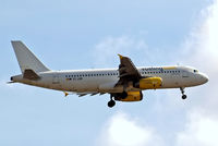 EC-LQM @ EGLL - Airbus A320-232 [2223] (Vueling Airlines) Home~G 14/07/2012. On approach 27L. - by Ray Barber