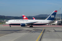 N255AY @ LSZH - US Airways B767-200ER preparing for departure to Philadelphia @ZRH - by Stefan Mager