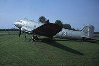 79002 @ N.A. - Douglas Tp79 of the Swedish Air Force. Here it is located at the Motormuseum in Skokloster in Zweden. - by Henk van Capelle