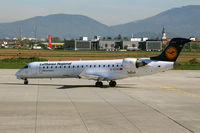 D-ACPH @ LOWG - Lufthansa CRJ700 taxing for departure to Munich - by Stefan Mager