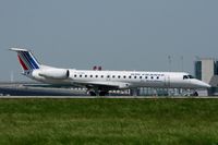 F-GUBG @ LFPG - Embraer EMB-145MP, Landing Rwy 08R, Roissy Charles De Gaulle Airport (LFPG-CDG) - by Yves-Q
