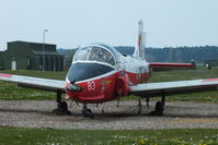 XW420 @ EGOW - Gate Guard at RAF Woodvale - by Chris Hall