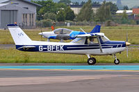 G-BFEK @ EGBJ - R/Cessna F.152 [1442] Staverton~G 13/08/2011 - by Ray Barber