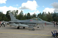 E-181 @ ESDF - F-16AM fighter of the Danish Air Force at Ronneby Air Base, Sweden. - by Henk van Capelle
