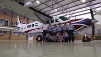 ZS-EST - Harmelia Gardens Air Scout Squadron visiting Mission Aviation Fellowship at Lanseria Airport in Johannesburg South Africa. Good day for all learning more about aviation and aviation in the mission field. - by Shane Tyson