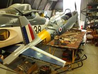 WP784 @ EGNX - under restoration at the East Midlands Aeropark - by Chris Hall