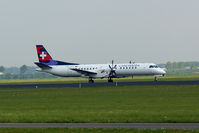 HB-IZW @ EHAM - Polderbaan, just after landing - by Jan Bekker