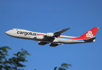 LX-VCF @ KSEA - Cargolux. 747-8R7FSCD. LX-VCF cn 35811 1461. City of Grevenmacher. Seattle Tacoma - International (SEA KSEA). Image © Brian McBride. 08 September 2013 - by Brian McBride