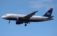 N747UW @ MCO - US Airways A319 - by Florida Metal