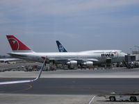 N664US @ KLAX - Northwest Airlines. 747-451. N664US 6304 cn 23819 721. Los Angeles - International (LAX KLAX). Image © Brian McBride. 14 July 2007 - by Brian McBride