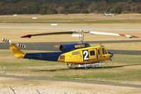 N49732 @ YPJT - 1976 Bell 214B-1, c/n: 28005 - firefighting base at Jandakot - by Terry Fletcher