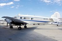 VH-ATX @ YPJT - 1964 Beech H18, c/n: BA-704 at Jandakot - by Terry Fletcher