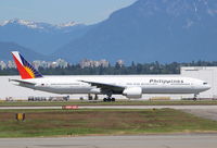 RP-C7775 @ CYVR - Philippine Airlines. 777-3F6ER. RP-C7775 cn 35555 1022. Vancouver - International (YVR CYVR). Image © Brian McBride. 30 June 2013 - by Brian McBride
