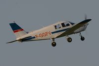F-GGFV @ LFRB - Piper PA-28-161 Warrior II, Take off rwy 07R, Brest-Guipavas Regional Airport (LFRB-BES) - by Yves-Q