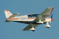 F-GMKY @ LFRB - Robin DR-400-180, Take off rwy 07R, Brest-Guipavas Regional Airport (LFRB-BES) - by Yves-Q
