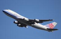 B-18707 @ KSEA - China Airlines. 747-409FSCD. B-18707 cn 30764 1269. Seattle Tacoma - International (SEA KSEA). Image © Brian McBride. 24 April 2013 - by Brian McBride
